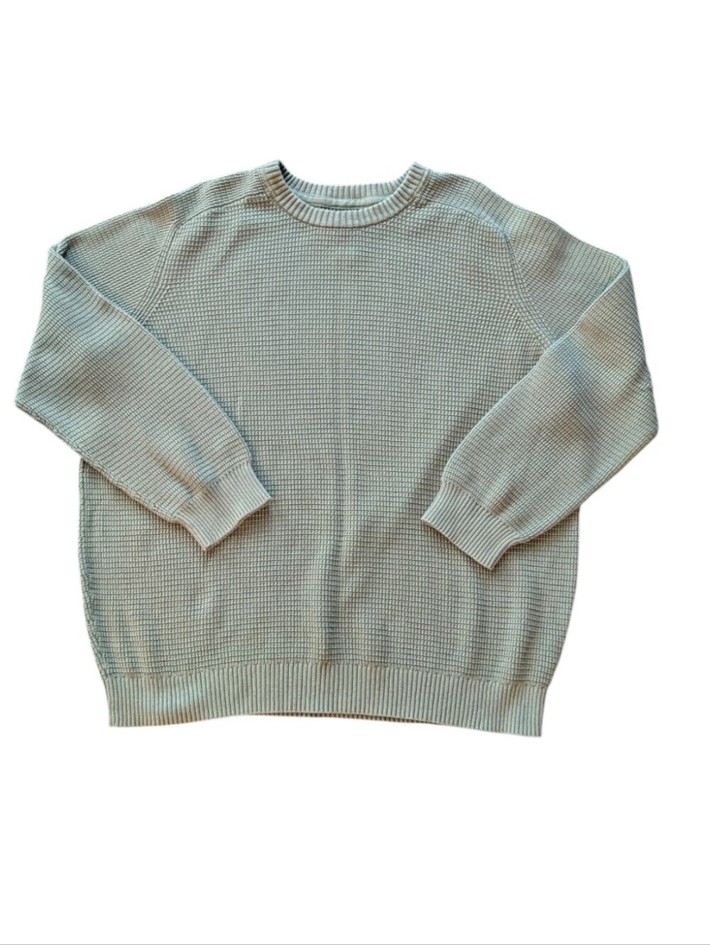 L.L. Bean Sunwashed Textured Cotton Sweater